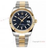 Super Clone Rolex Datejust 41 JVS Factory 3235 &72 Hours Power Reserve Watch Two Tone Black Dial_th.jpg